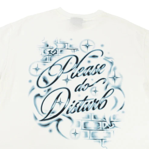 T-SHIRT AIRBRUSH OFF-WHITE DISTURB