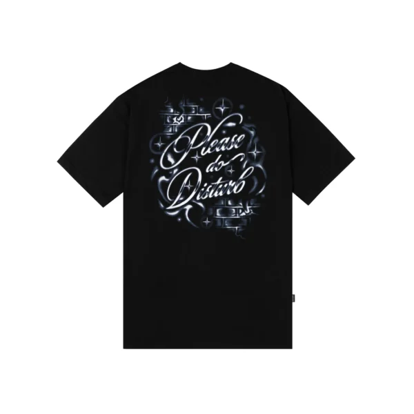 T-SHIRT AIRBRUSH PRETA DISTURB