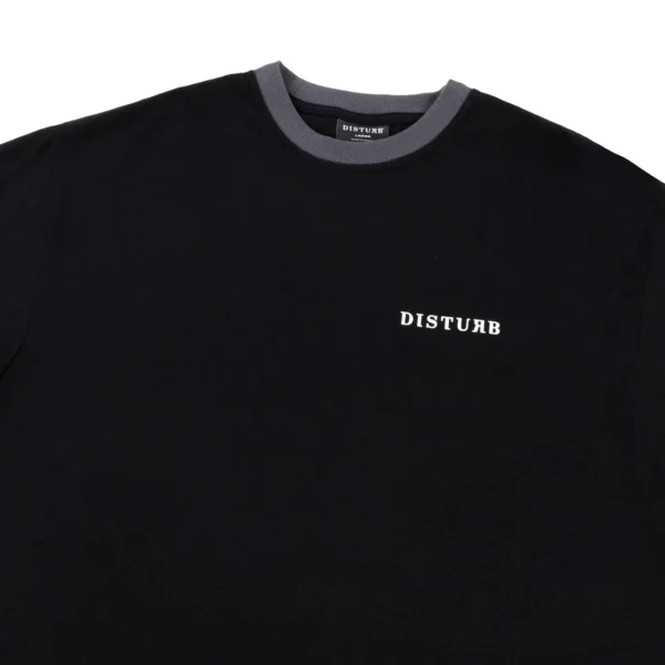 IMG_4679 T-SHIRT RINGER PRETA DISTURB