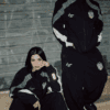 2002 TRACKSUIT PANTS BLACK SUF & TDB