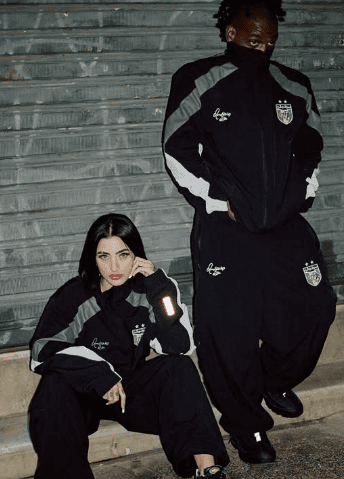 2002 TRACKSUIT PANTS BLACK SUF & TDB