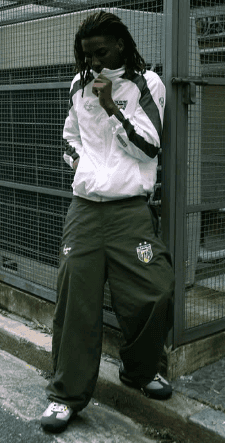 2002 TRACKSUIT JACKET WHITE SUF & TDB
