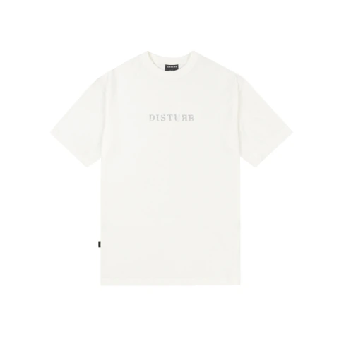 T-SHIRT STUDDET LOGO BRANCA