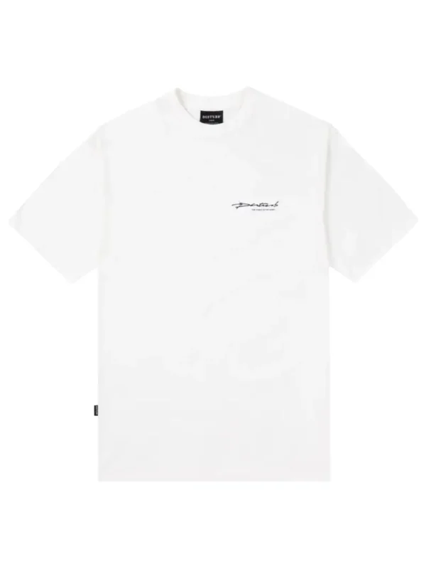 T-SHIRT GEM BRANCO DISTURB