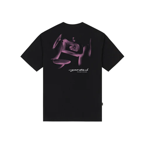 T- SHIRT GEM PRETO DISTURB