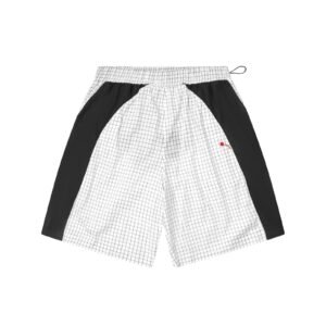 CLASS SHORTS DYNAMIC PLAID WHITE