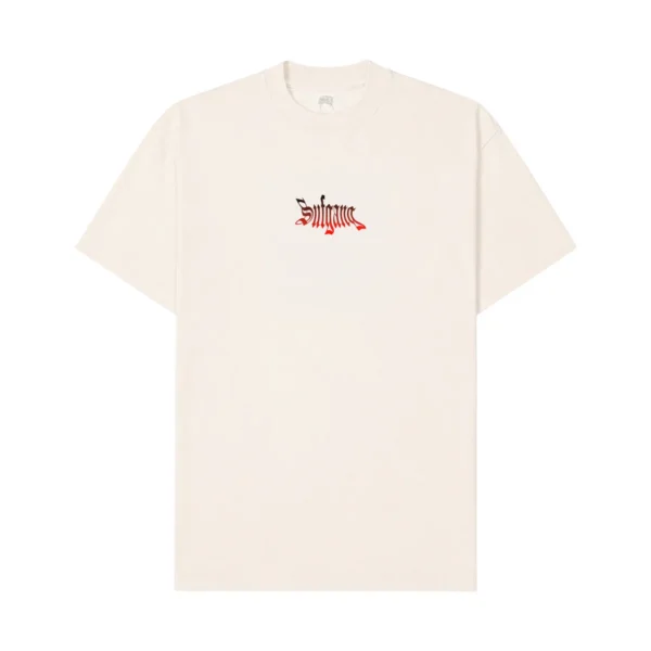 TEE SUFGANG RED GRADIENT OFF WHITE