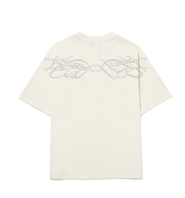 CAMISETA BARRA CREW "ASSINATURA" OFF WHITE
