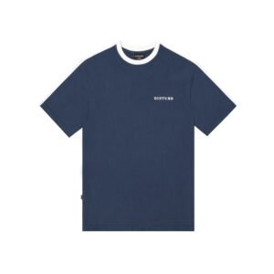 T-shirt Logo Shoulder Line Azul T-shirt Logo Shoulder Line Azul Marinho Disturb
