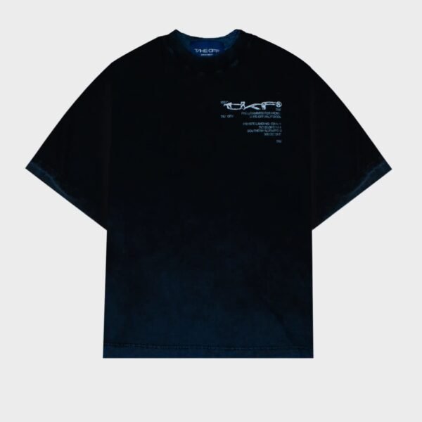 Faded Black/Blue Boxy Tee