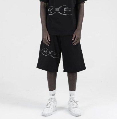 TKF Flannel Sweatshrit Shorts