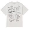 T SHIRT PACE OKINAWA SKETCHES OFF WHITE