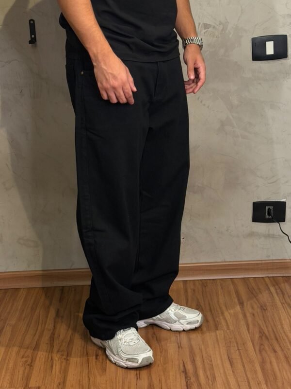 Calça Jeans Baggy Preta
