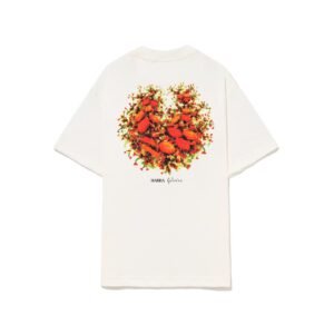 27d94f28-5ff8-4018-93dd-9efd935febf5 CAMISETA BARRA CREW "OCTÓGONOS FLORIDOS" OFF WHITE