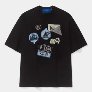 T-SHIRT STAMPS BOXY BLACK