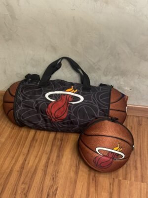 40169ce9-66af-48d7-be71-af7c7a6dc20b Bolsa Mala Basquete NBA ( Miami)