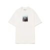 CAMISETA BARRA CREW "AMBIENTE MANGUE" OFF WHITE