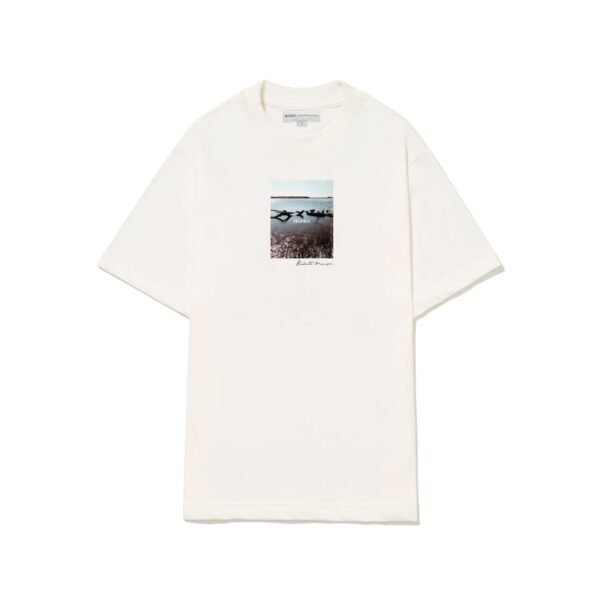 CAMISETA BARRA CREW "AMBIENTE MANGUE" OFF WHITE