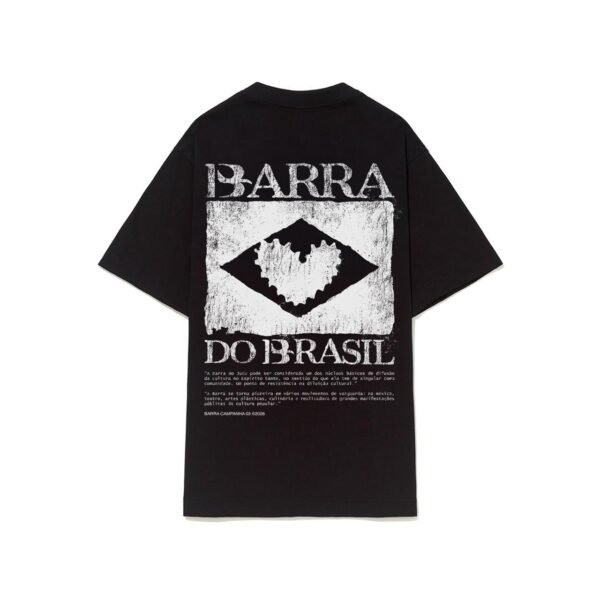 CAMISETA BARRA CREW "BARRA DO BRASIL" PRETA