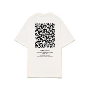 CAMISETA BARRA CREW "NÃO EXISTE ARTE SEM PÚBLICO" OFF WHITE