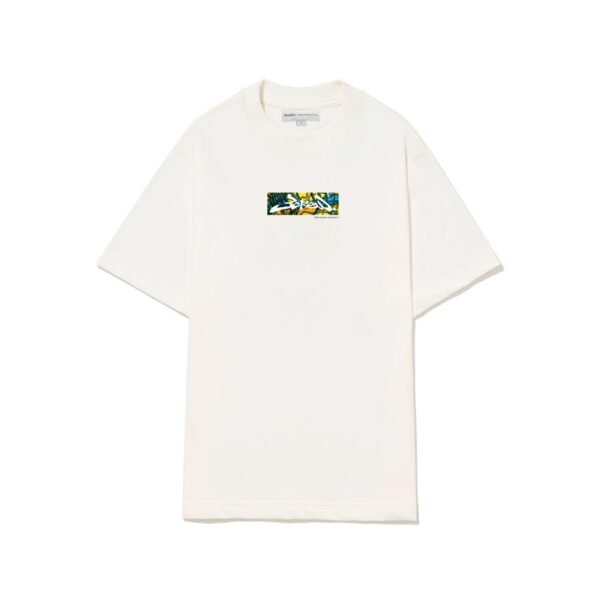 CAMISETA BARRA CREW "ABSTRATO" OFF WHITE