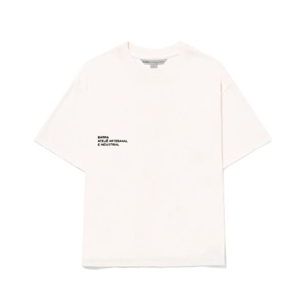 CAMISETA BARRA CREW "CONSTELAÇÃO ATELIÊ" OFF WHITE