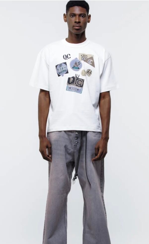 T-SHIRT STAMPS BOXY OFF WHITE