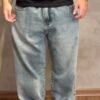 Calça Jeans Baggy Azul Clara Clássica