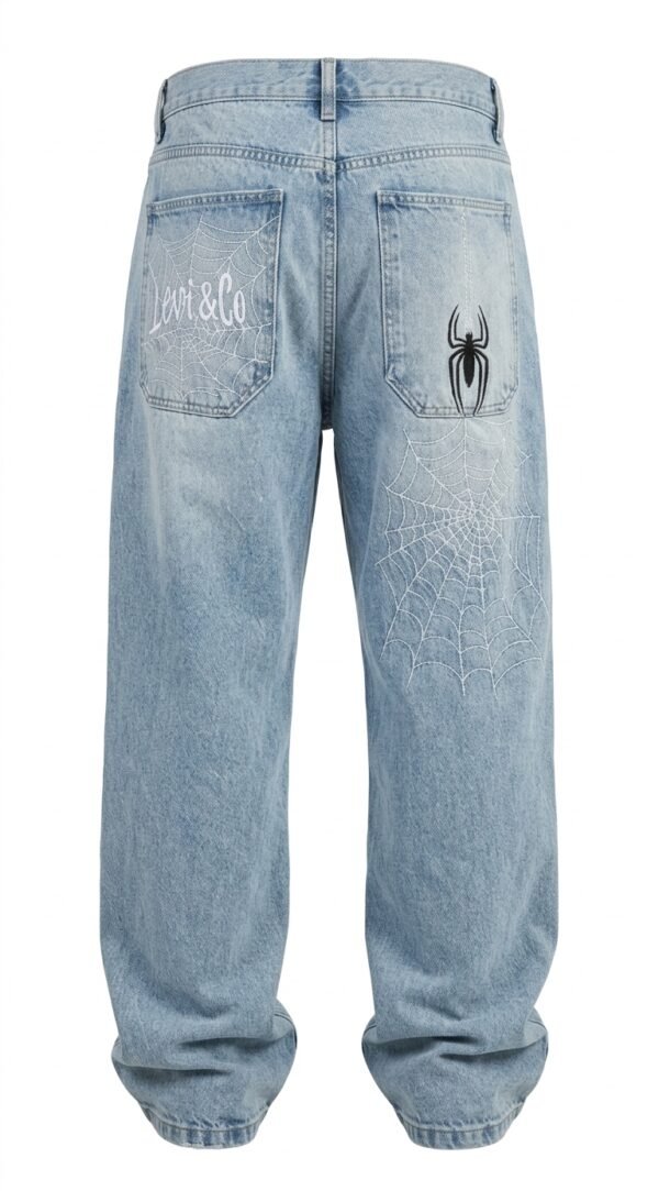 IMG_5626 Calça Jeans Baggy Spider