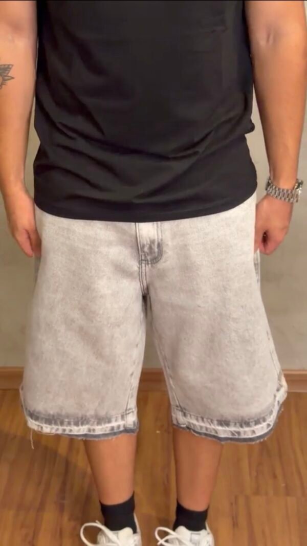 Jorts Stoned Cinza Claro