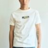 CAMISETA BARRA CREW "ABSTRATO" OFF WHITE