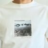 CAMISETA BARRA CREW "AMBIENTE MANGUE" OFF WHITE
