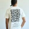 CAMISETA BARRA CREW "NÃO EXISTE ARTE SEM PÚBLICO" OFF WHITE
