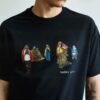 CAMISETA BARRA CREW "MASCARADOS" PRETA