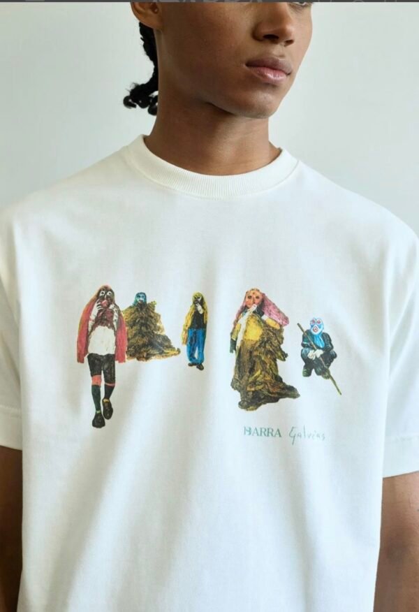 Screenshot CAMISETA BARRA CREW "MASCARADOS" OFF WHITE