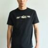 CAMISETA BARRA CREW "GARÇAS" PRETA