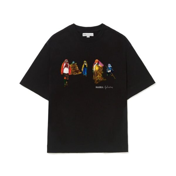 CAMISETA BARRA CREW "MASCARADOS" PRETA